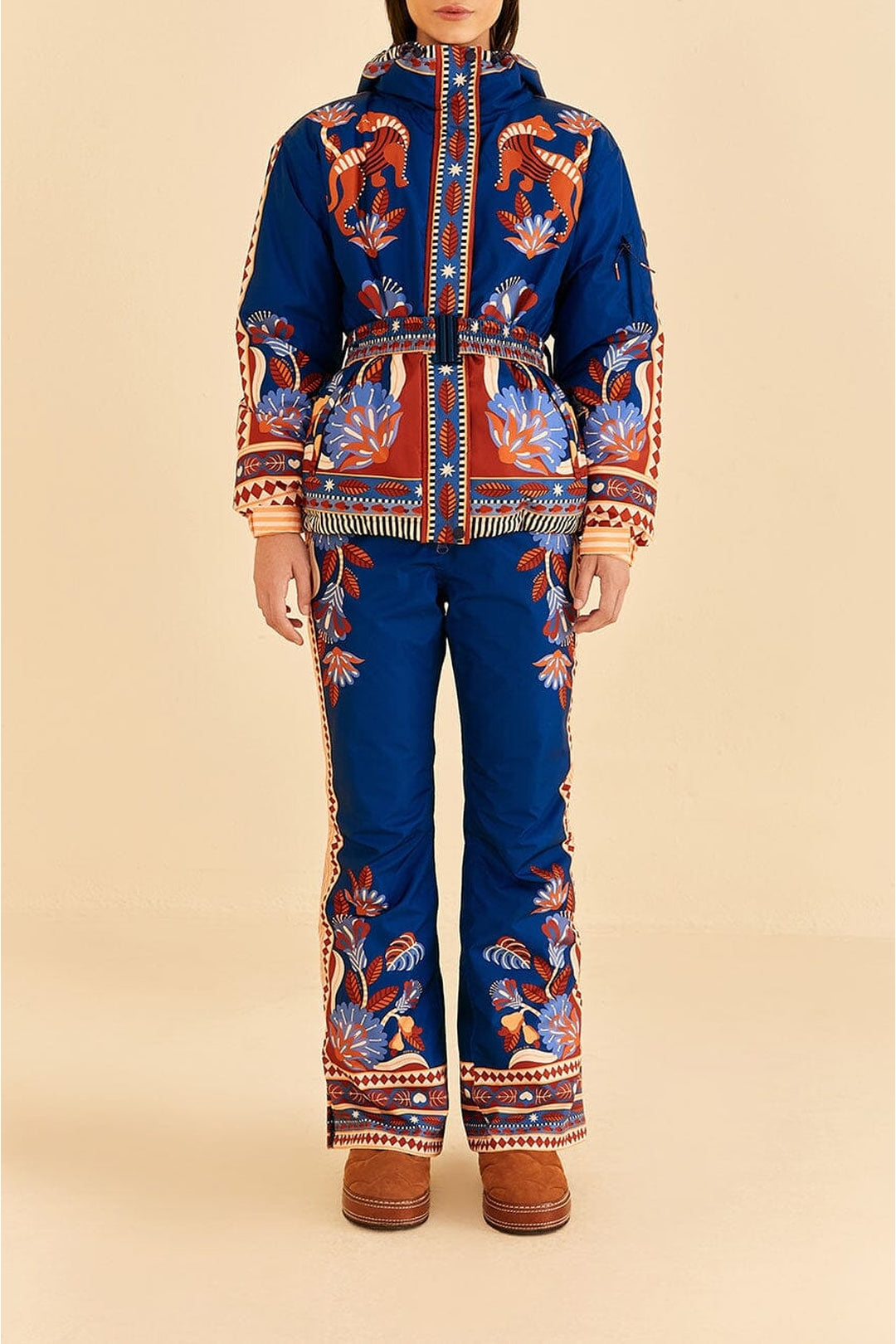 Pantalon de ski nature beauté - Bleu