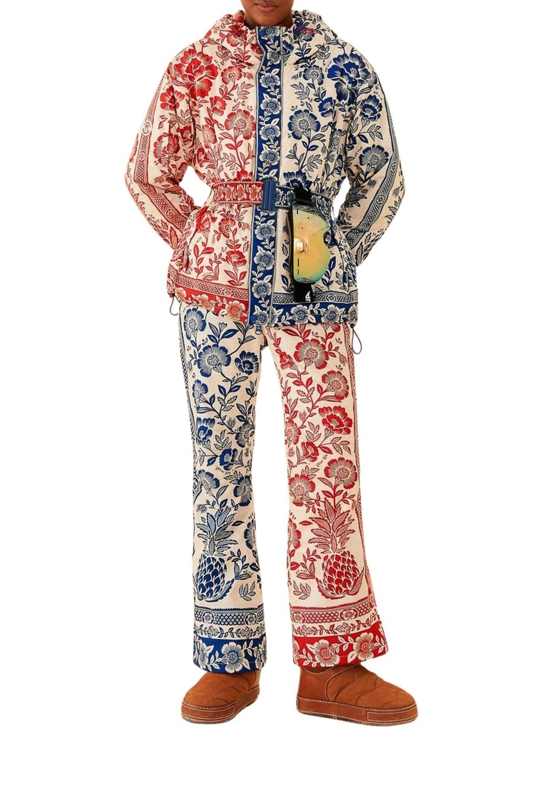 Pantalon de ski Jardin Ananas - Rouge