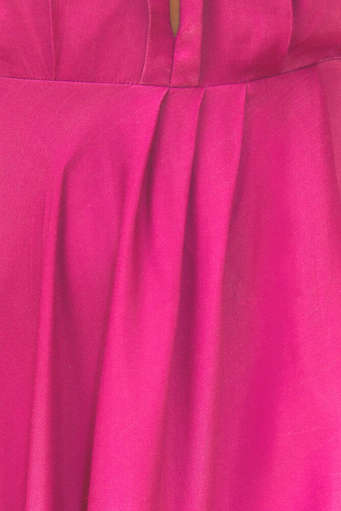 Robe longue à manches longues - Rose