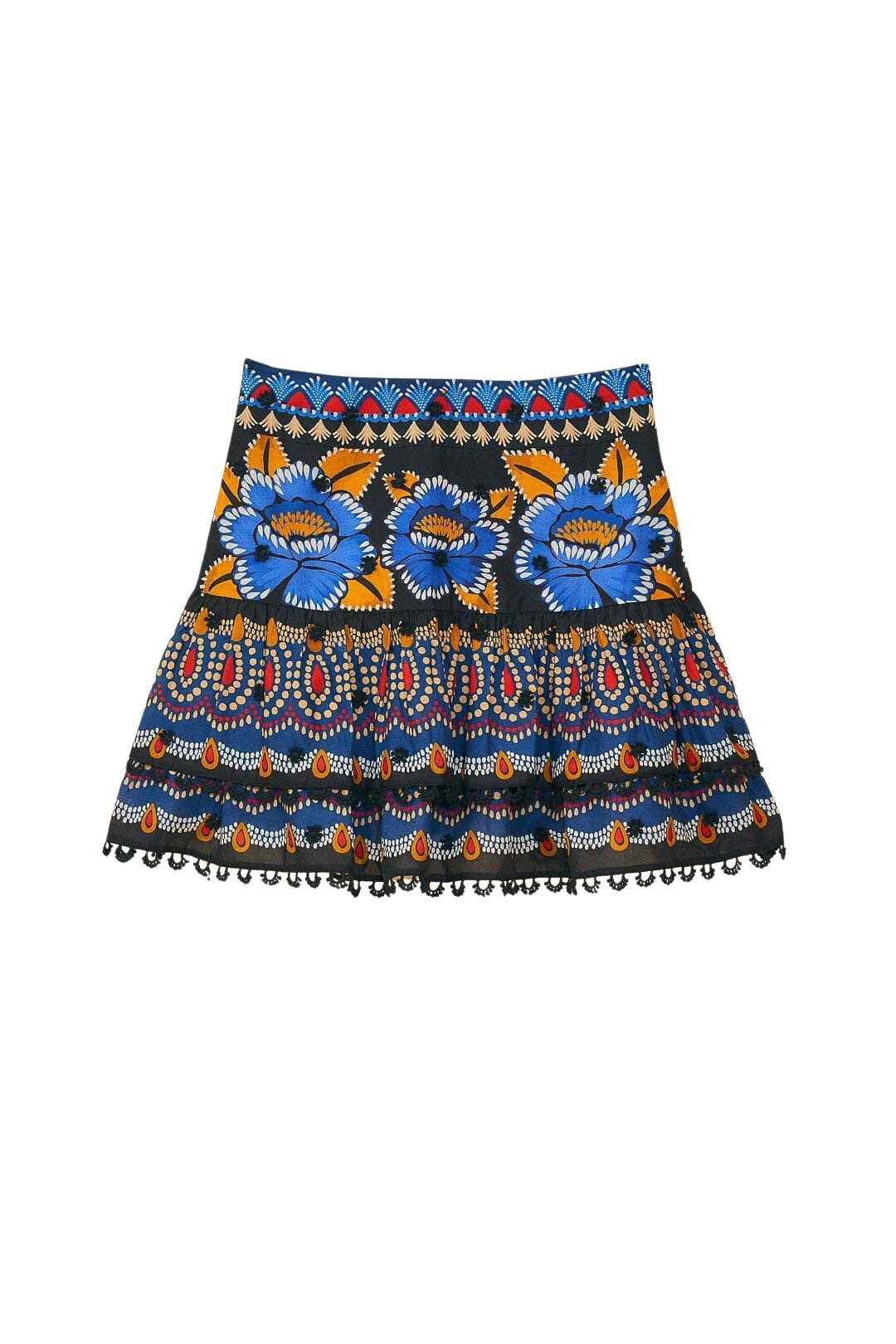Mini jupe Sparkle Ainika en coton - Bleu