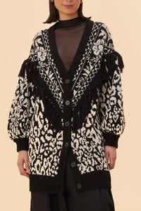 Cardigan Garden Pineapple - Noir