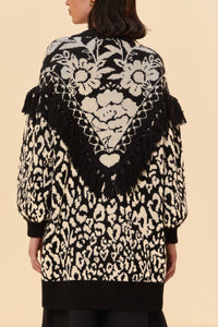 Cardigan Garden Pineapple - Noir