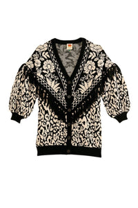 Cardigan Garden Pineapple - Noir