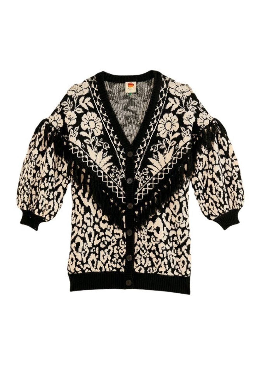 Cardigan Garden Pineapple - Noir
