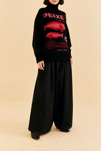 Pull Peixe en maille - Noir