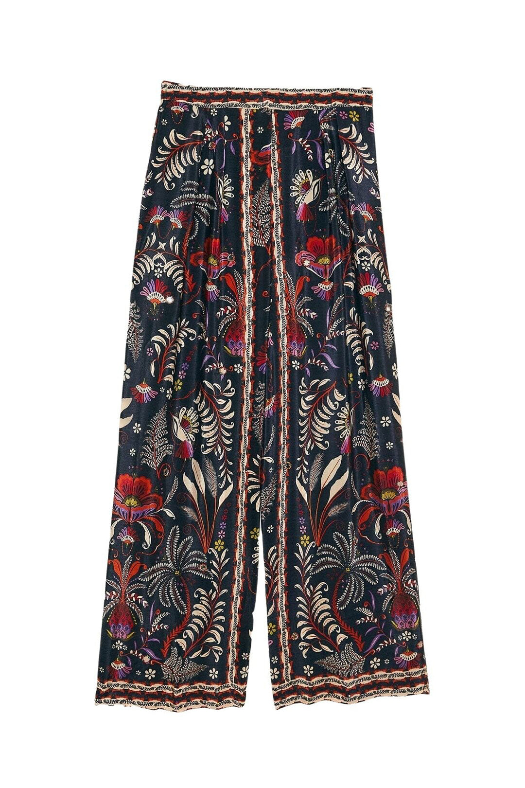 Pantalon Jardin avec bordure miroir - Noir