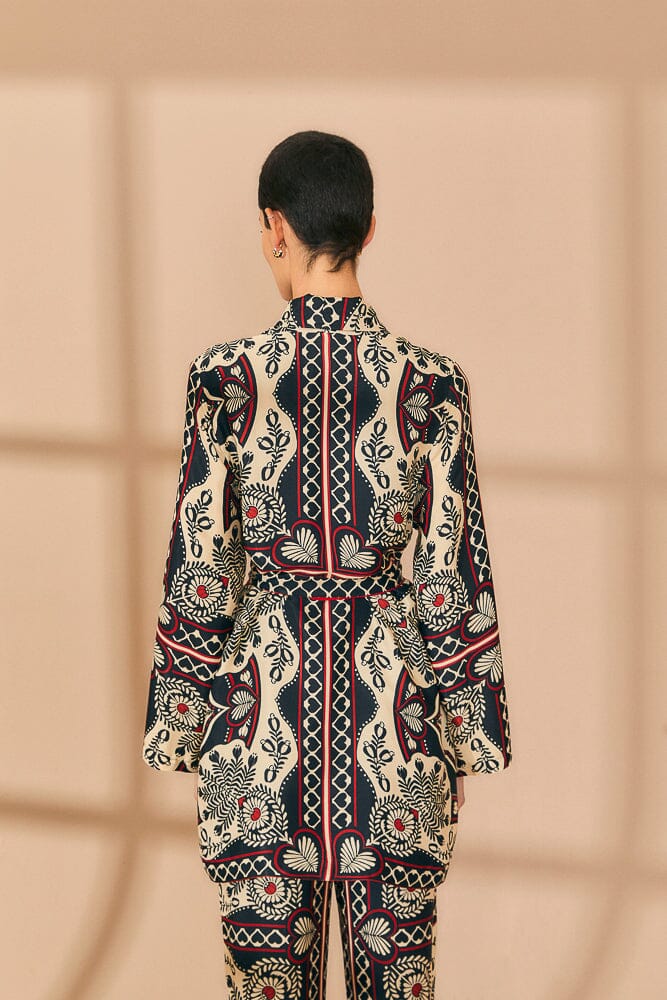 Kimono Passion Scarf - Noir