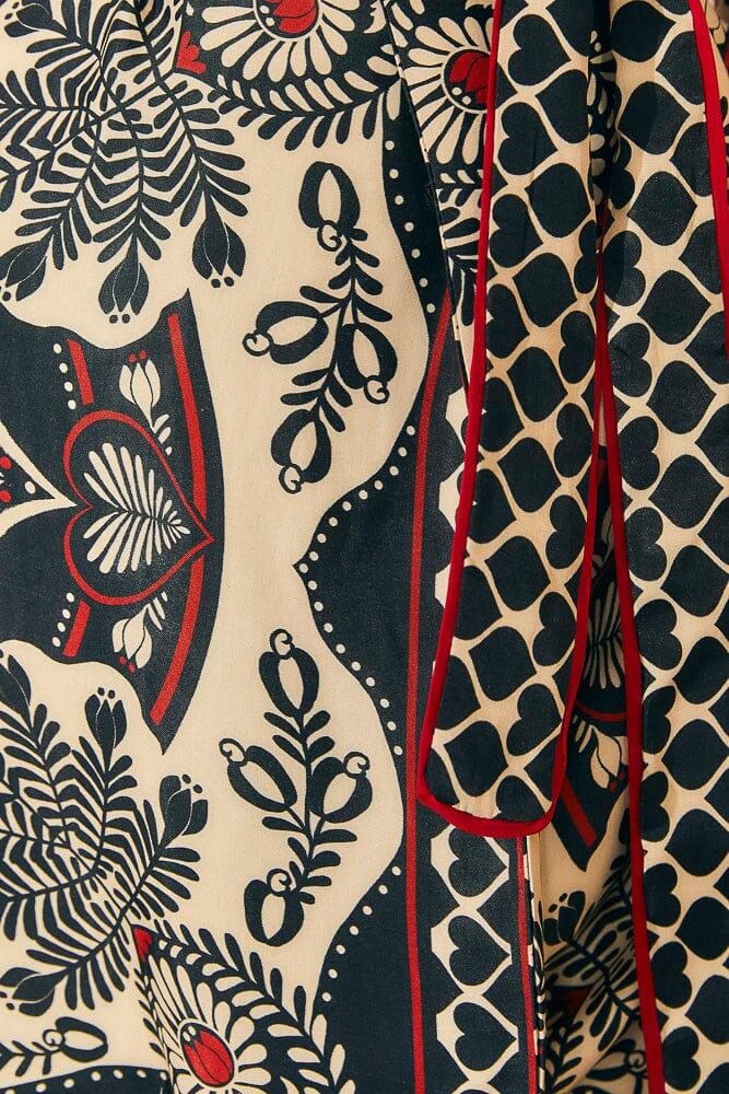 Kimono Passion Scarf - Noir