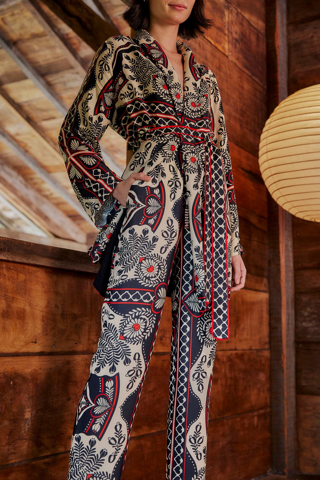 Pantalon Passion Scarf - Noir