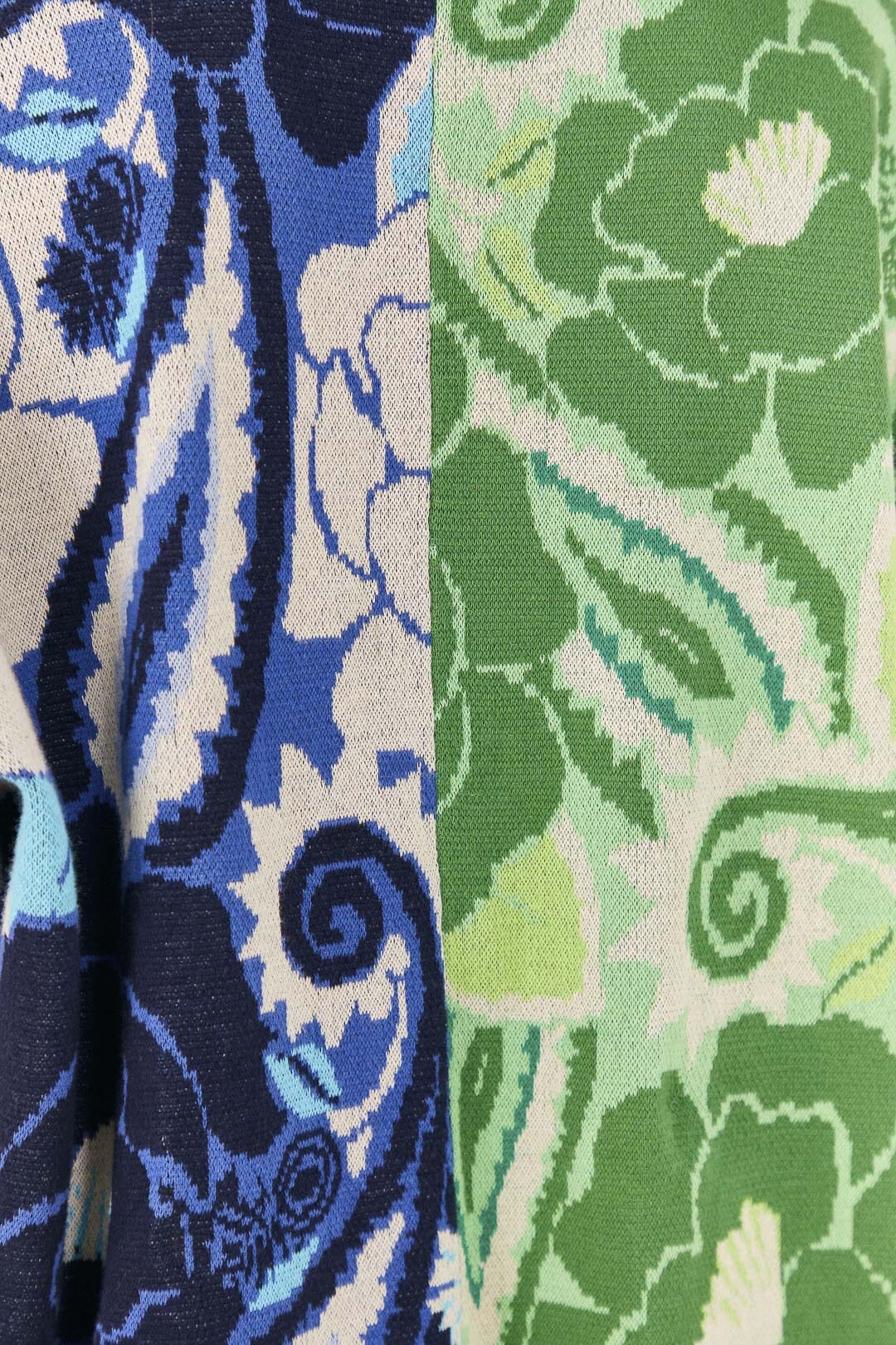 Cardigan Tropical Groove à motif en coton - Vert