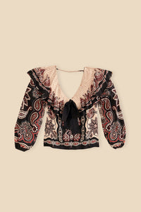 Blouse Sweet Mermaids en coton - Noir