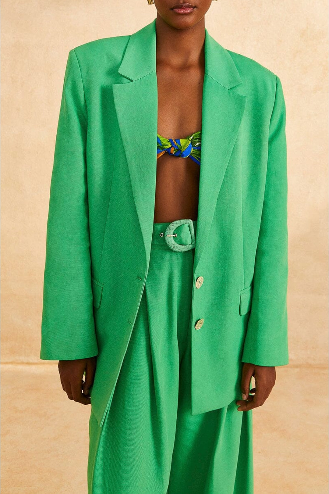 Blazer Bright en coton - Vert