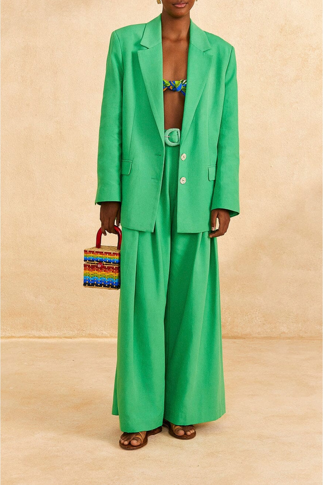 Blazer Bright en coton - Vert