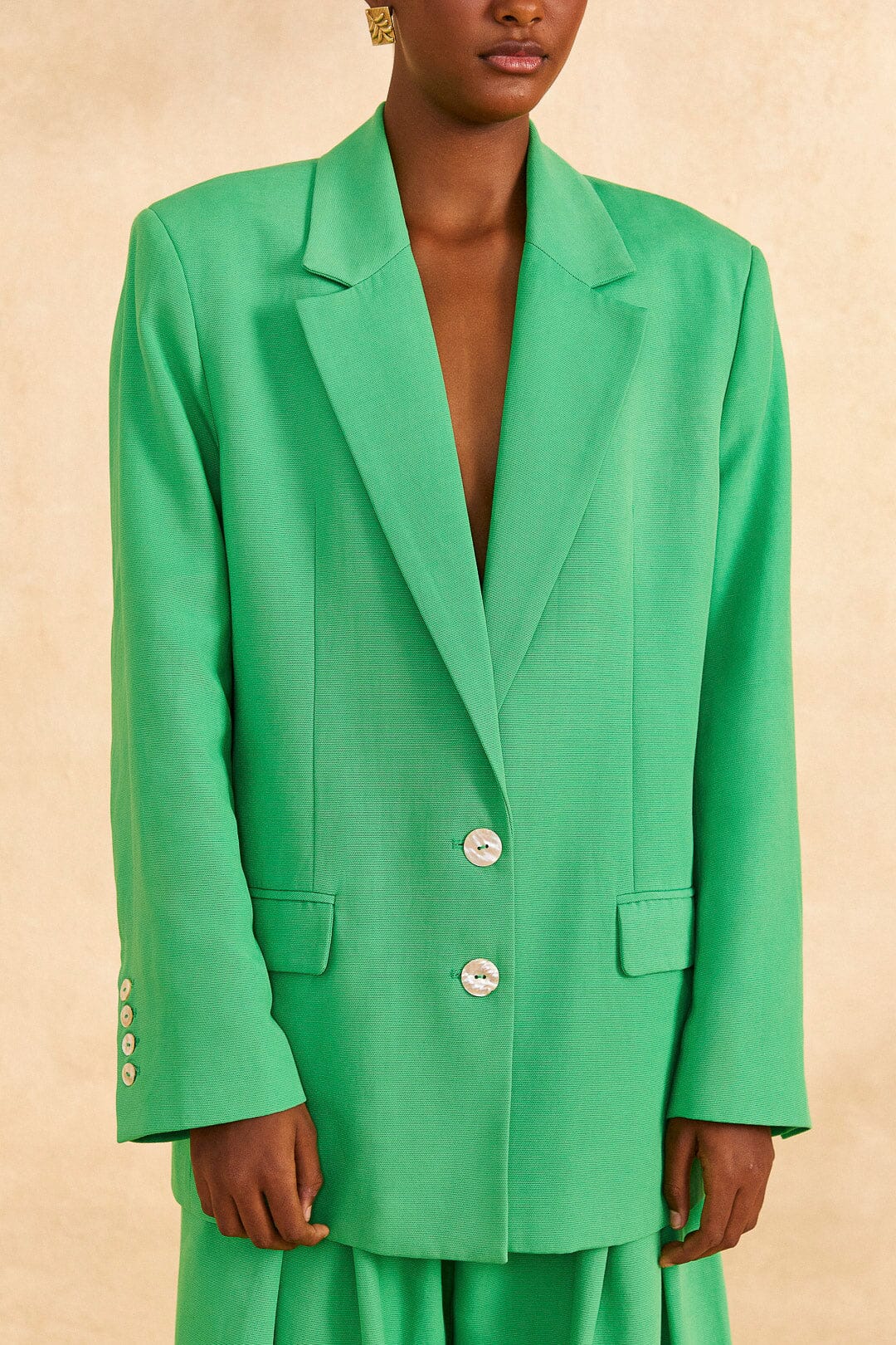 Blazer Bright en coton - Vert