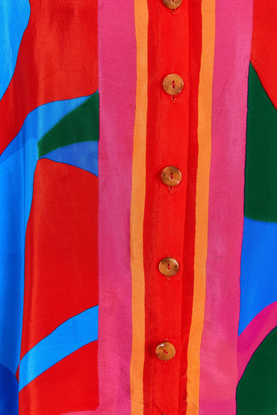 Chemise Feuilles colorées à manches longues - Multicolore