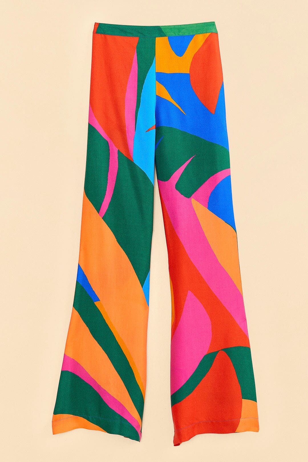 Pantalon Feuilles colorées - Multicolore