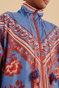 Coupe-vent Lace Garden - Bleu