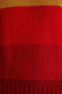 Pull à rayures en maille - Multicolore