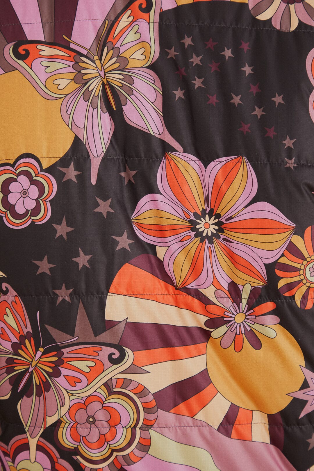 Veste matelassée réversible tricotée - Multicolore