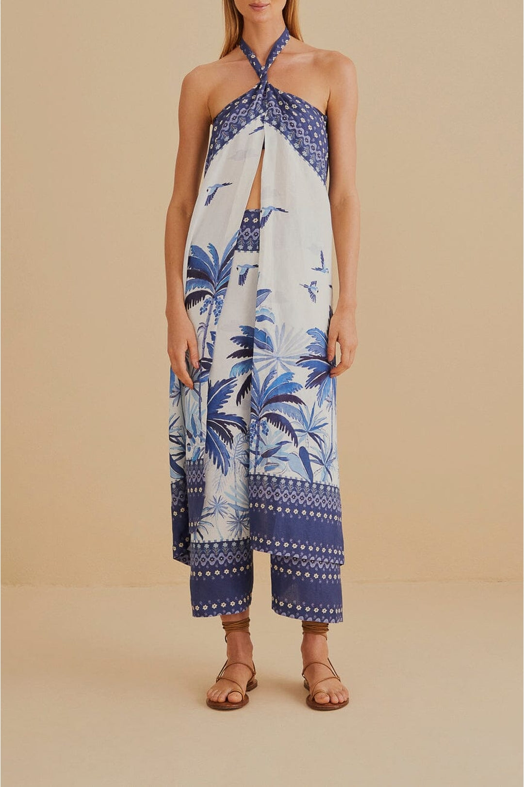 Pantalon Dream Sky en lin - Bleu