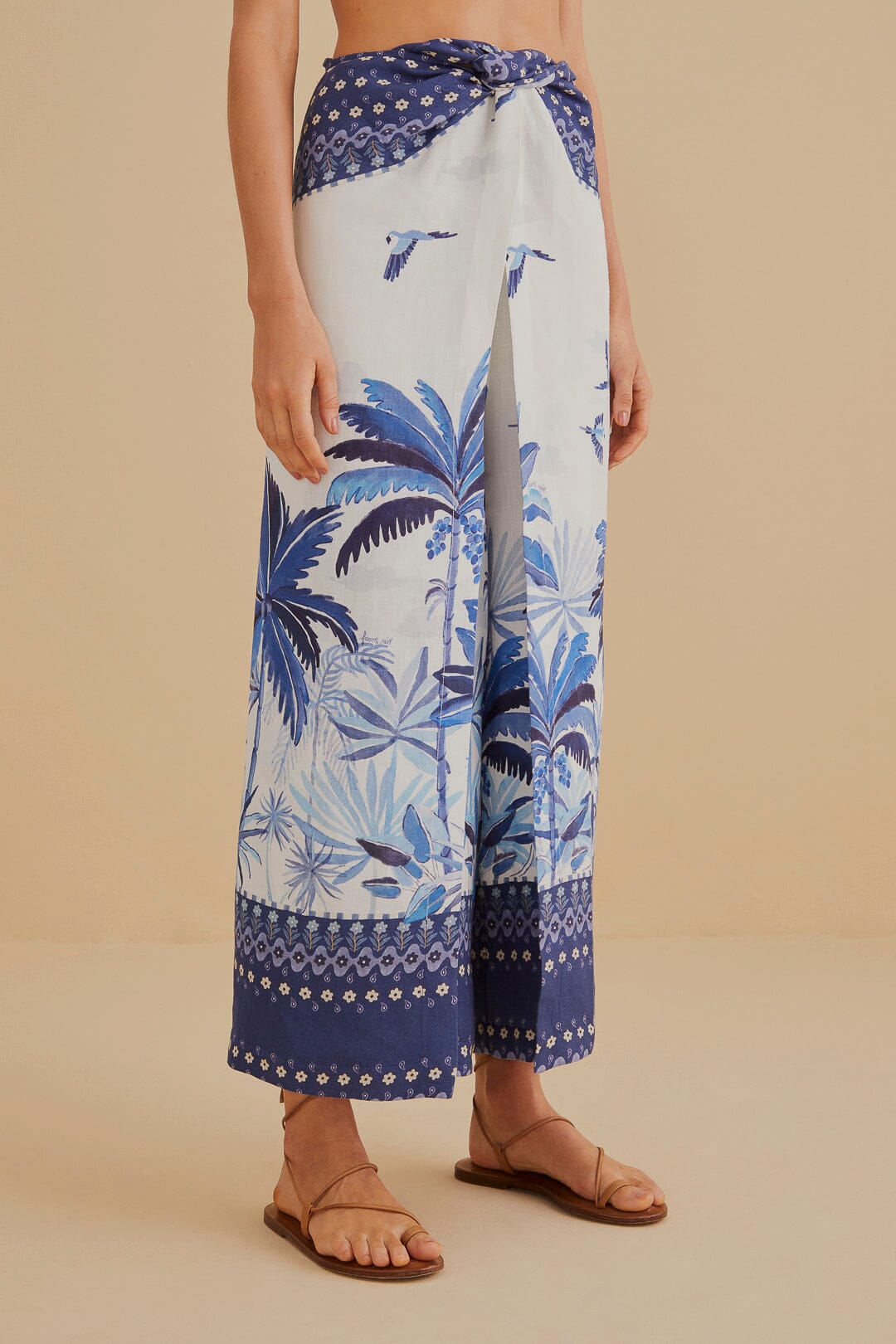 Pantalon Dream Sky en lin - Bleu