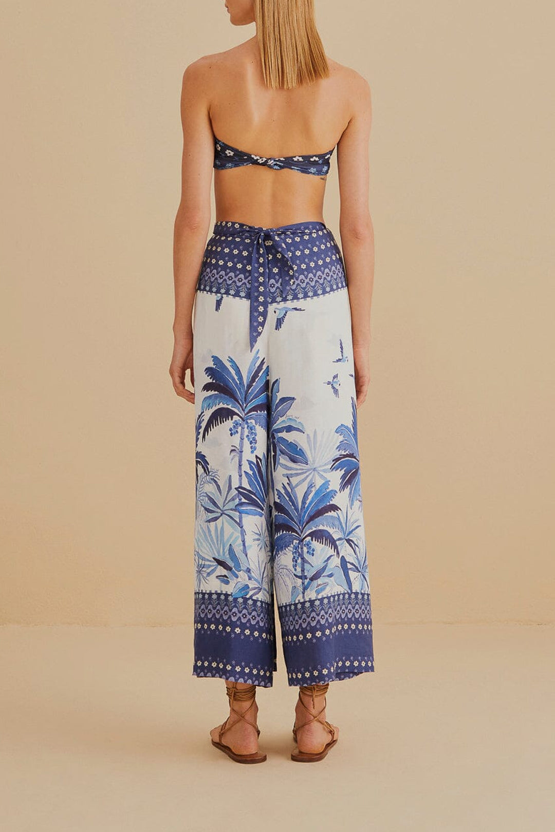 Pantalon Dream Sky en lin - Bleu