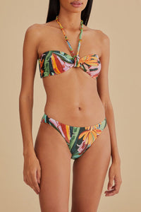 Haut de bikini Banana Foliage - Multicolore