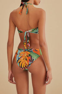 Haut de bikini Banana Foliage - Multicolore