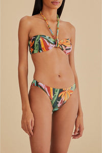 Bas de bikini Banana Foliage - Multicolore