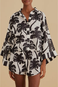 Short Coconut en coton - Noir