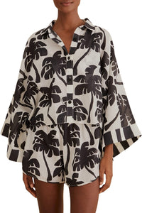 Short Coconut en coton - Noir