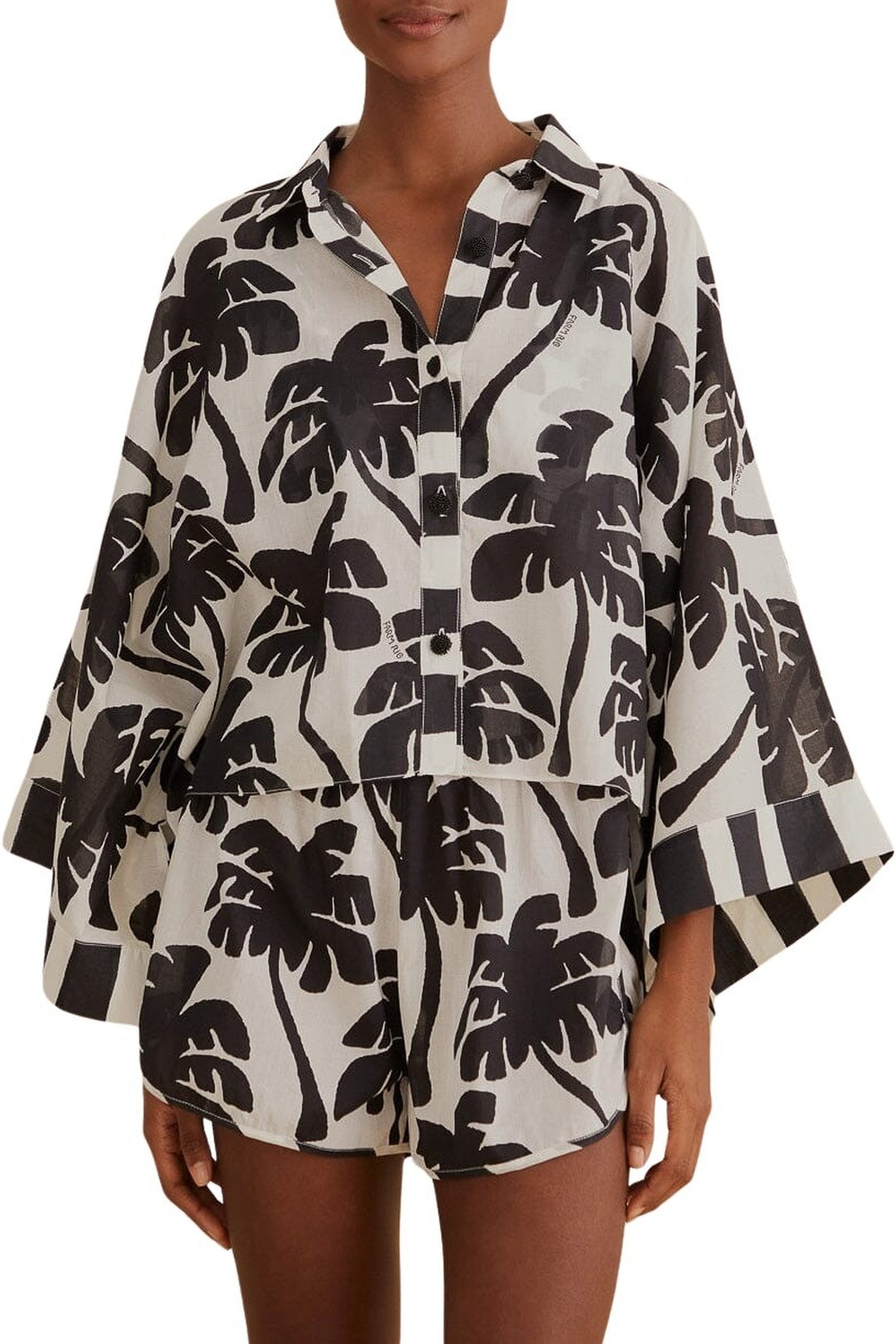 Short Coconut en coton - Noir