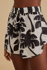 Short Coconut en coton - Noir