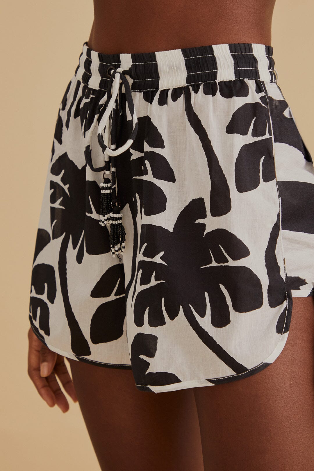Short Coconut en coton - Noir