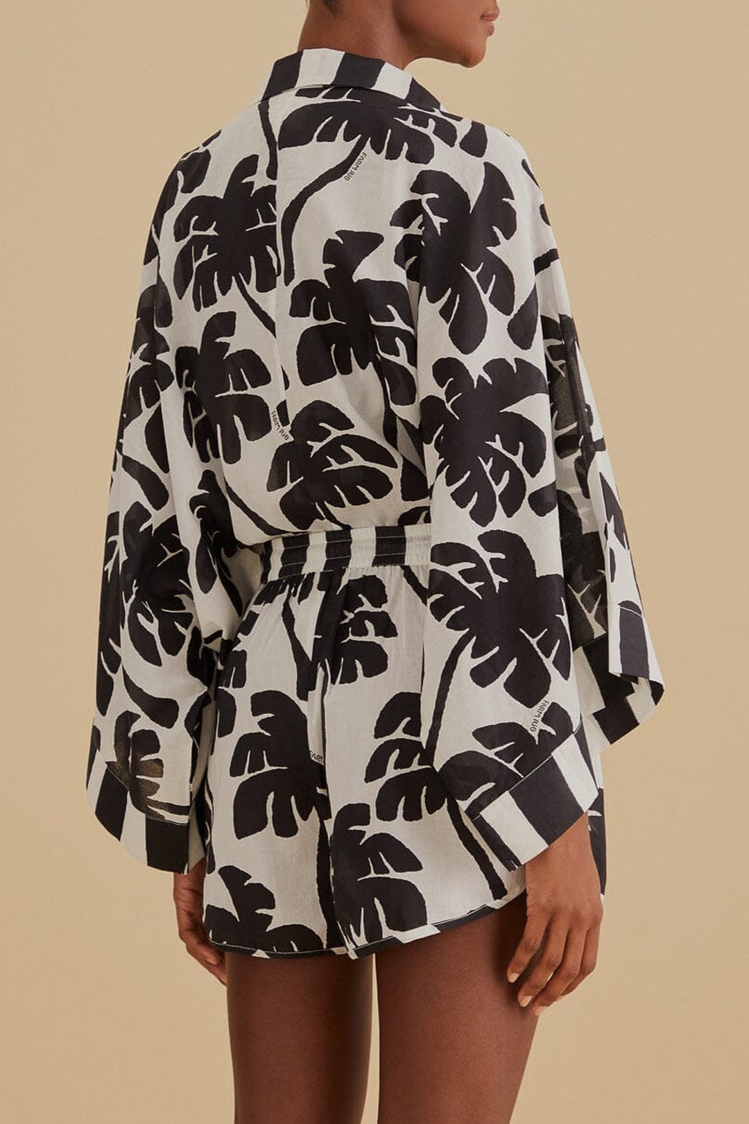 Short Coconut en coton - Noir