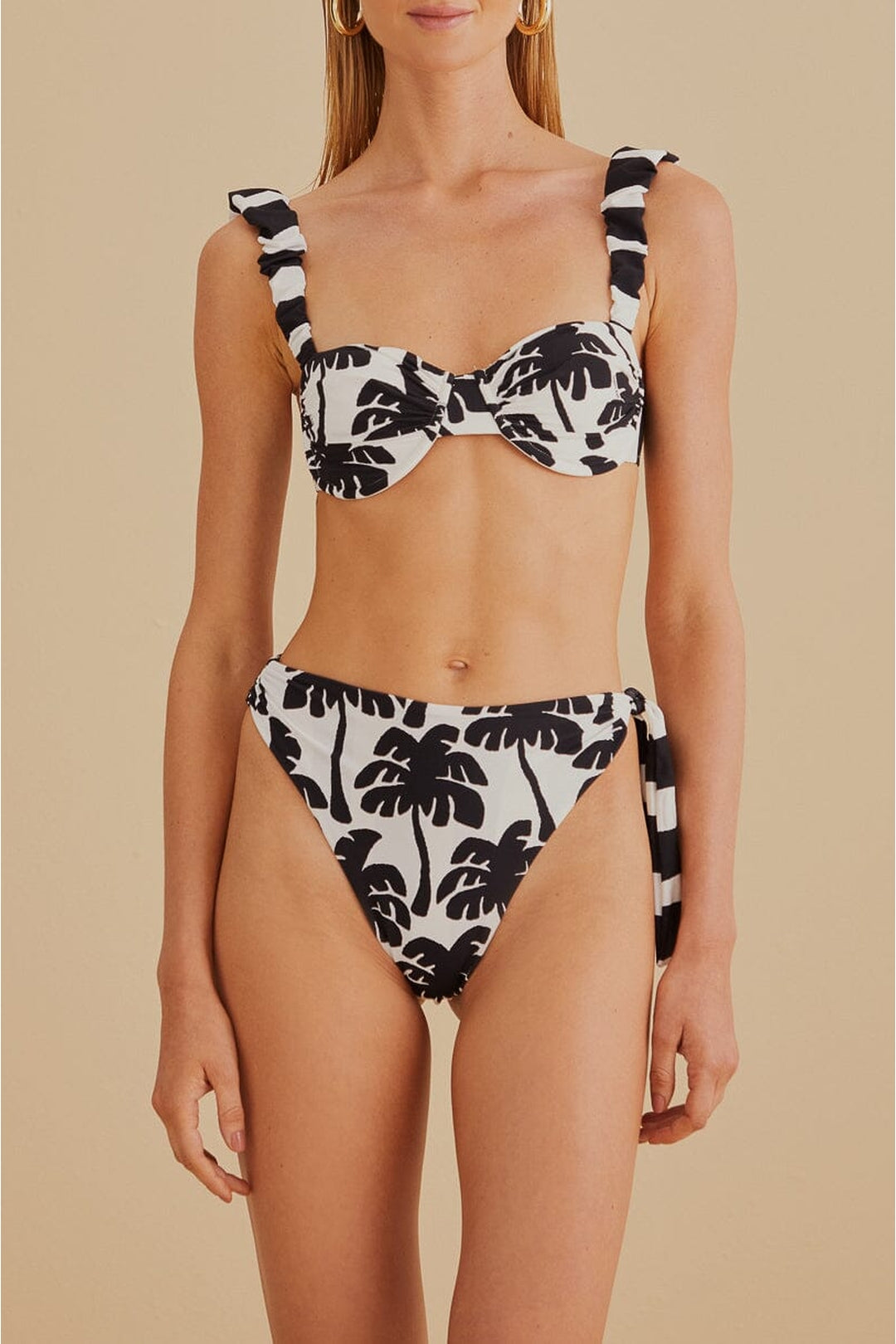 Bas de bikini réversible Coconut - Noir