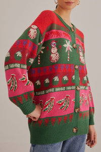 Cardigan Anika Noël Tropical - Multicolore