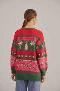 Cardigan Anika Noël Tropical - Multicolore