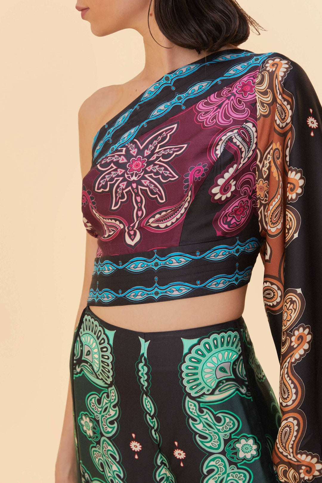 Combinaison Sweet Mermaids asymétrique - Multicolore