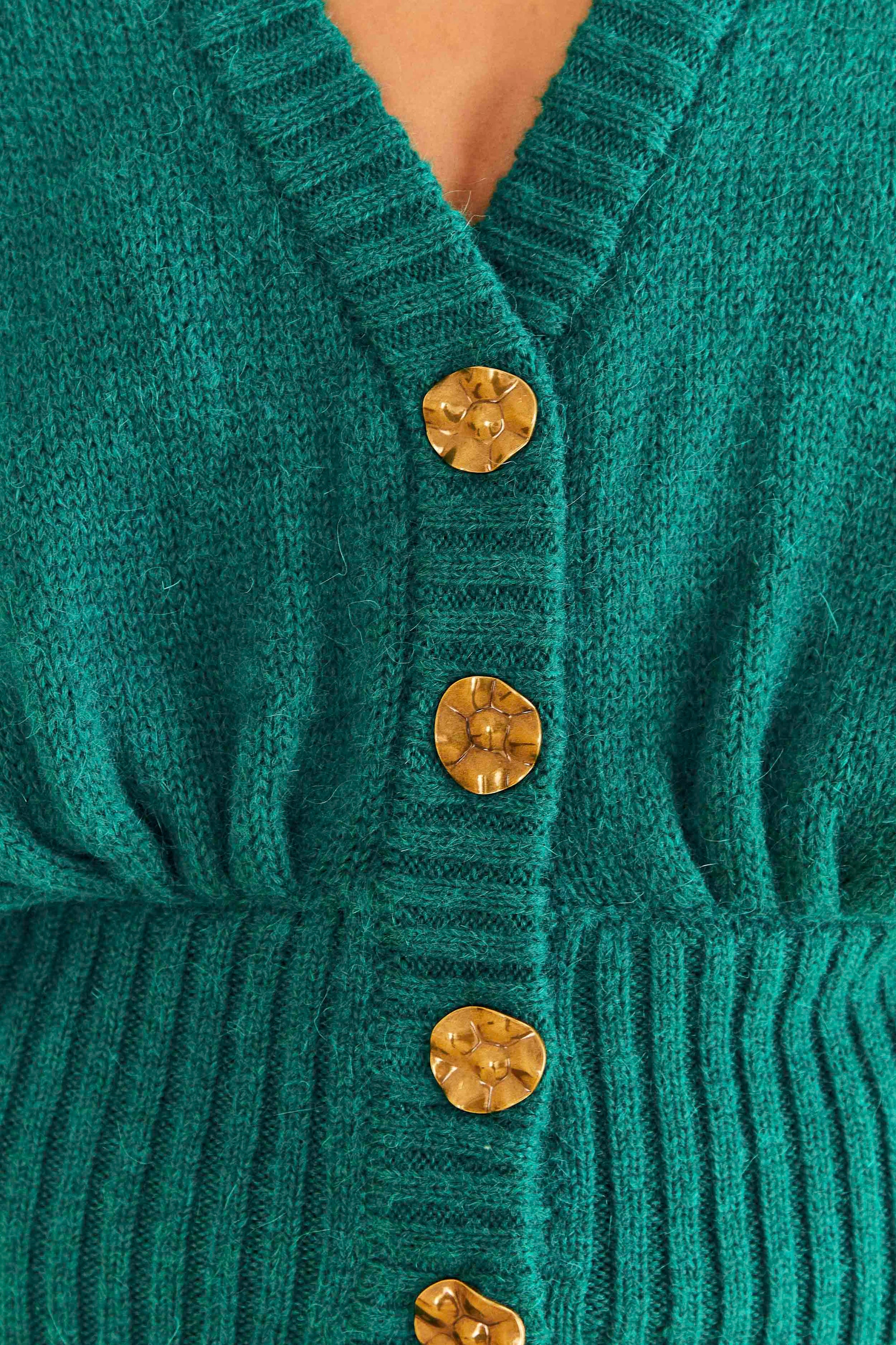 Cardigan Bubble en maille - Vert