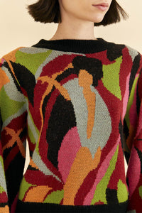 Pull The Dance en maille - Multicolore