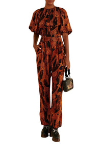 Pantalon Giraffes - Marron