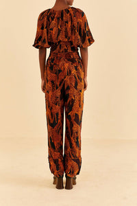 Pantalon Giraffes - Marron