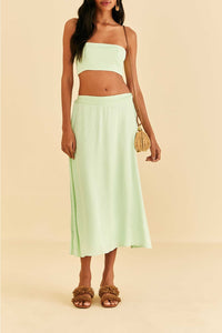 Jupe midi Mint - Vert