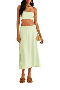 Jupe midi Mint - Vert
