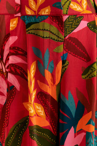 Pantalon Rooster Leaves - Rouge