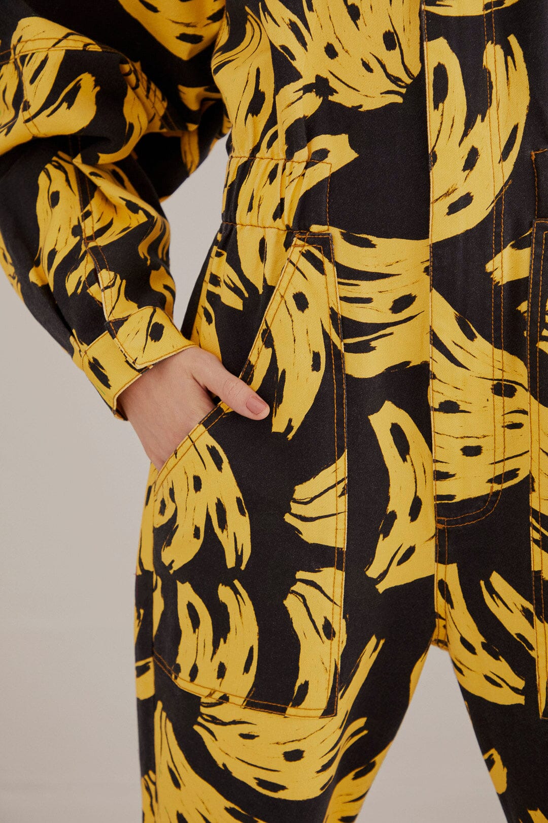Combinaison Bossa Banana en coton - Jaune