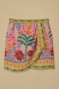 Mini jupe Fruits Queen - Rose