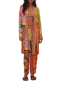 Pantalon Mixed Scarves - Multicolore