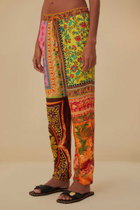 Pantalon Mixed Scarves - Multicolore